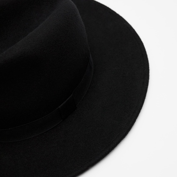 NWT ZARA FELT HAT Black main image 3